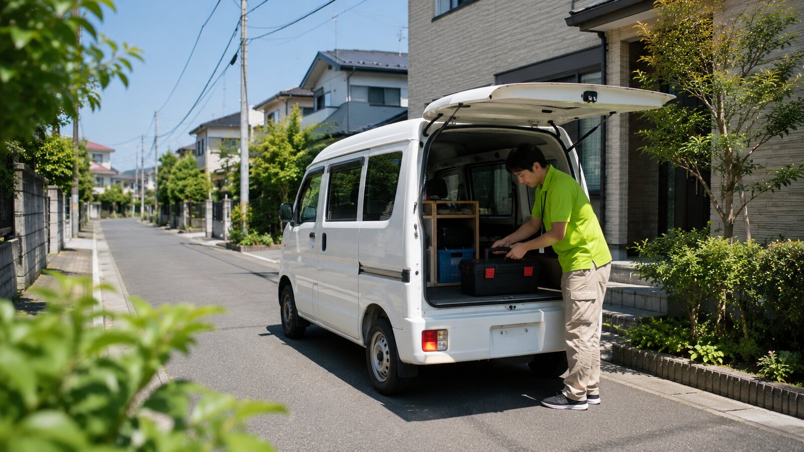 地域のご自宅へ訪問のサービス風景イメージ